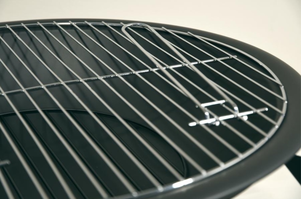 Ohniště SABATINI s grilovací mřížkou a poklopem c